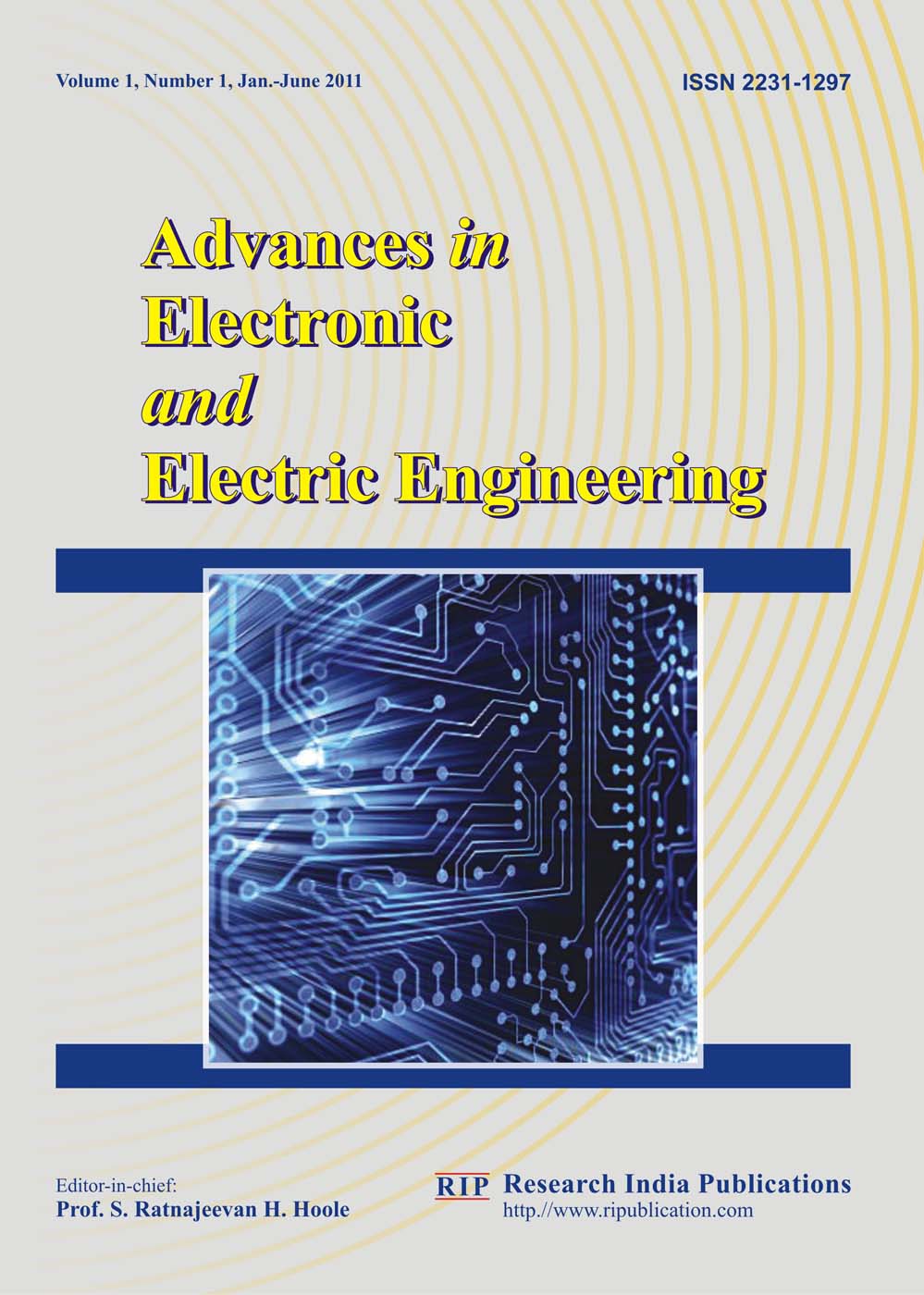 AEEE, Advances in Electronic and Electric Engineering, Journals